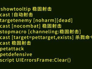 魔兽世界怀旧服，盗贼宏命令全面解析与实战应用技巧