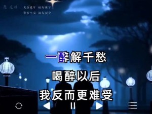 探寻醉人旋律 几次真想让自己醉究竟是哪首歌的曲调