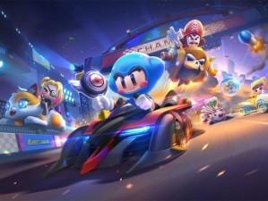 皮蛋黑妞蓝蓝并肩冲刺 征服跑跑卡丁车赛道之旅