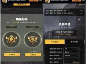 和平精英体验服资格申请步骤与技巧全解析