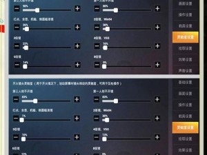 和平精英高手必备？如何精准调整专属灵敏度设置攻略？