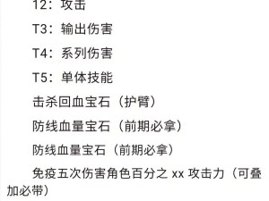天音宝石搭配神级攻略！手残党秒变大神的必看技巧