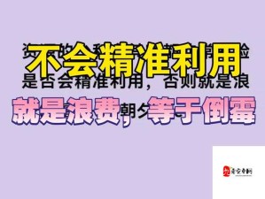 慢慢失去感觉之歌，资源管理的高效利用与避免浪费深度剖析