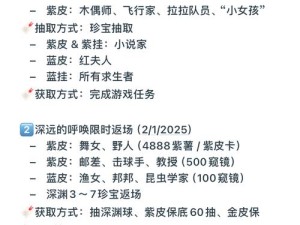 第五人格年兽降临玩法何时上线？春节活动新玩法全揭秘！