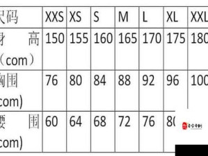 亚洲专线 S 码和 M 码的区别是什么
