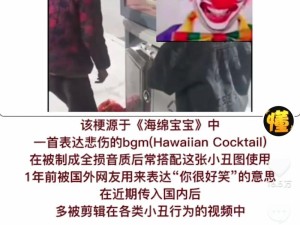抖音热门旋律揭秘 小丑眼泪背后的辛酸历程