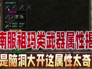 同级装备随机属性奥秘 与属性转移可能性探讨