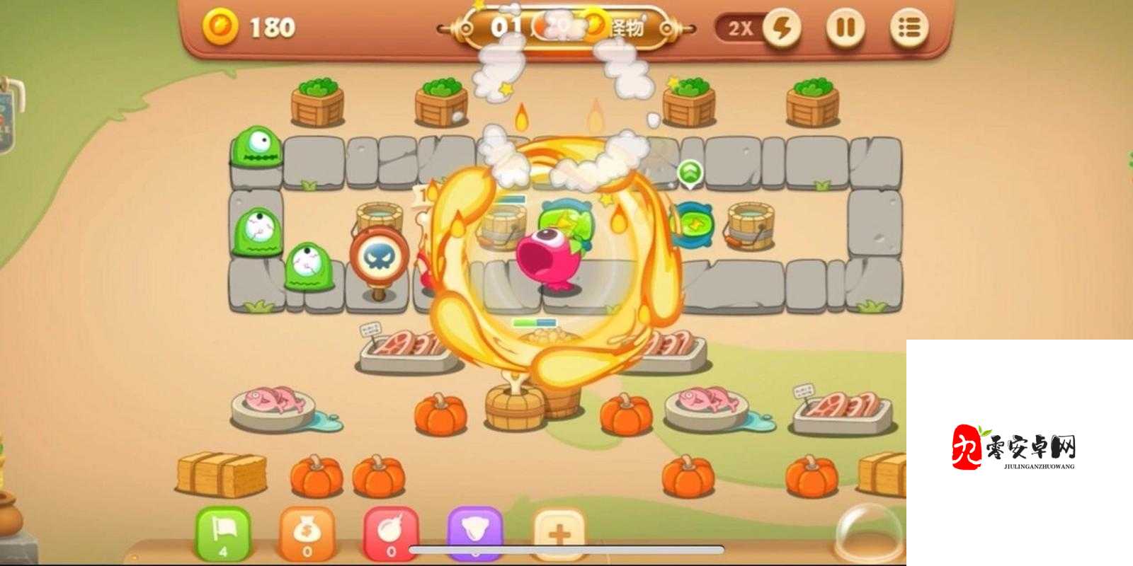 保卫萝卜3攻略，集市全部关卡一网打尽