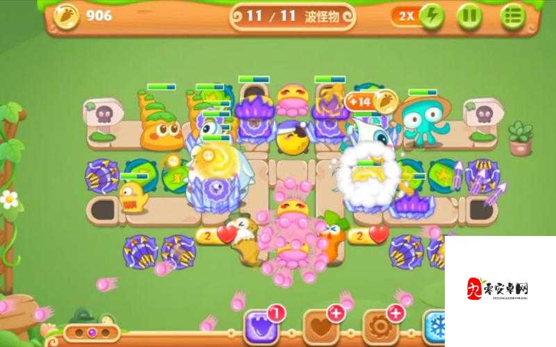 保卫萝卜2遇见阿秋第11关金萝卜全攻略