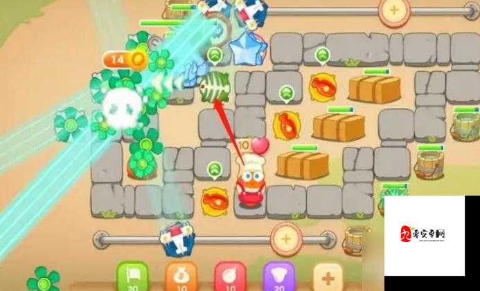 保卫萝卜冬季第3关，策略与智慧并存的冒险之旅