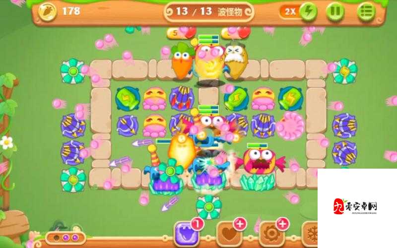 保卫萝卜2遇见阿秋4关金萝卜的资源管理艺术