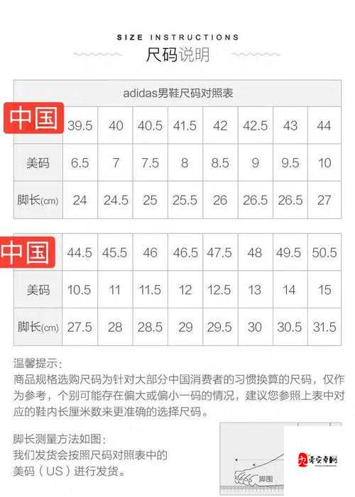 三叶草 M 码和欧洲码对比：尺码标准大不同