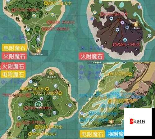 创造与魔法冰附魔石位置图，资源管理的艺术