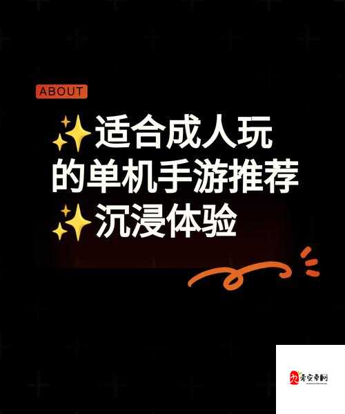 成人单机游戏有哪些之经典与热门作品大盘点