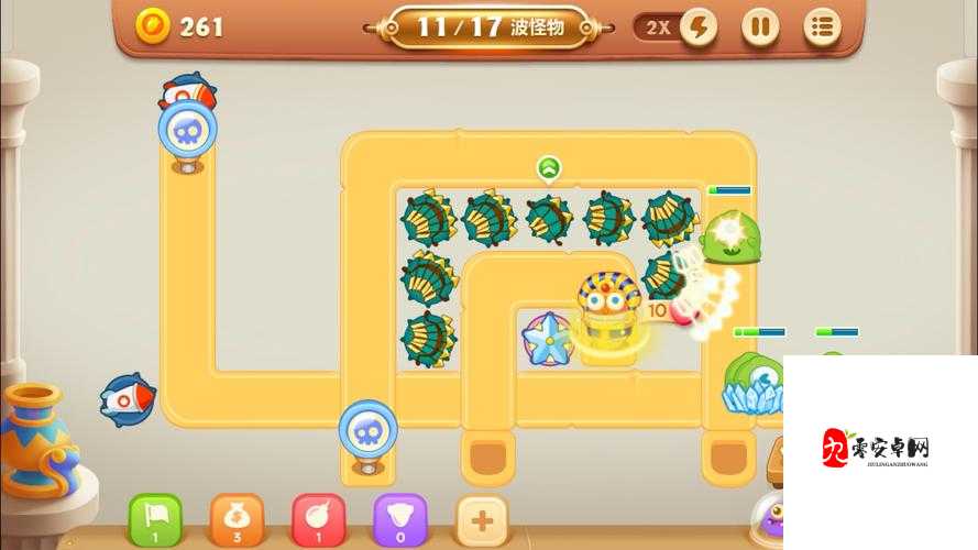 保卫萝卜3，汽油瓶与输出炮塔的高效运用策略