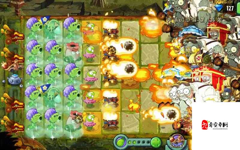 植物大战僵尸2失落之城高清版第11天挑战困难关卡玩法及资源管理分析