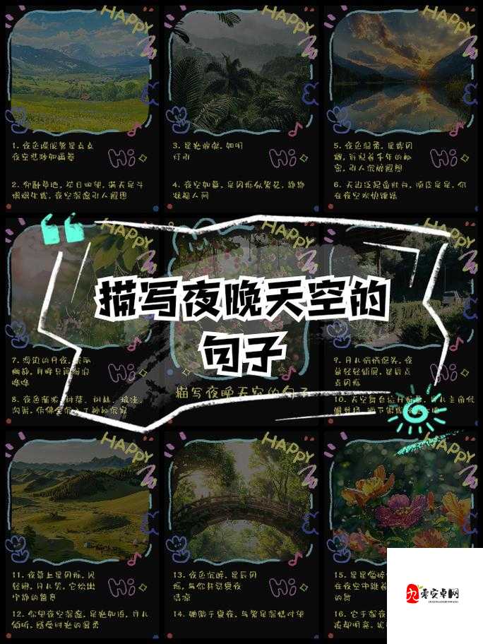 八尺夫人满天星最经典的一句：那夜，星光璀璨如她的眼眸