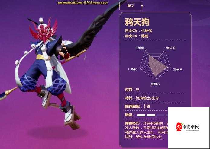 决战平安京中的鸦天狗，被动技能与一技能解析及资源管理