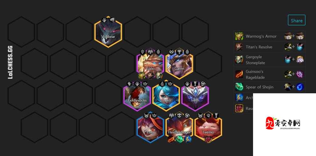 云顶之弈手游重骑阵容最新理解，三点零版本重骑怎么玩