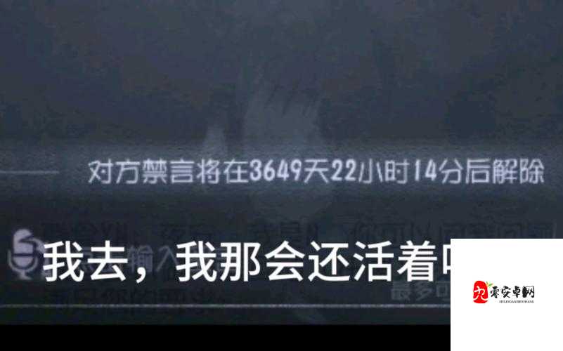 第五人格误封禁言？别急，自救攻略来啦！