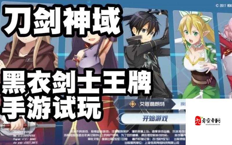 刀剑神域黑衣剑士，王牌伙伴远征全攻略