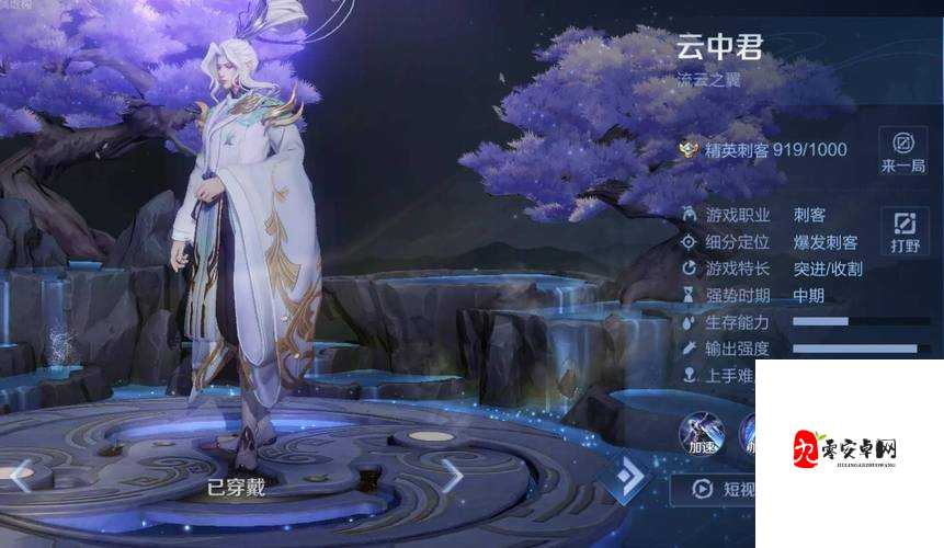 云中君上单，云梦泽的翱翔刺客