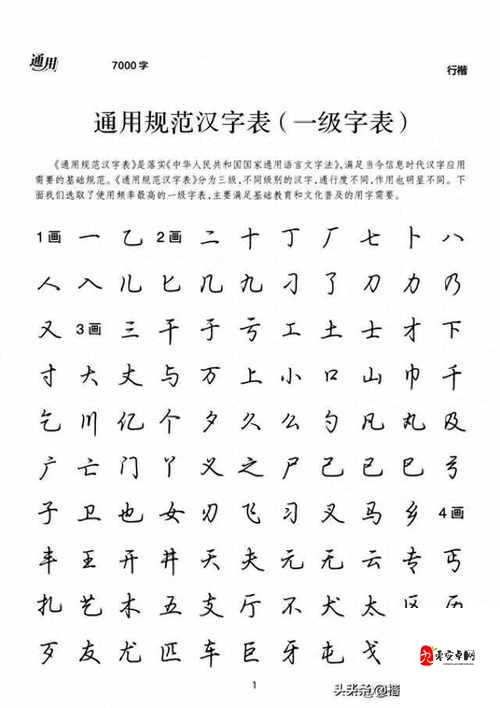 2019 中文字需大全规范：汉字的规范使用与发展