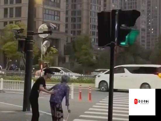 爱心传递，一次帮助老奶奶过马路的温暖邂逅