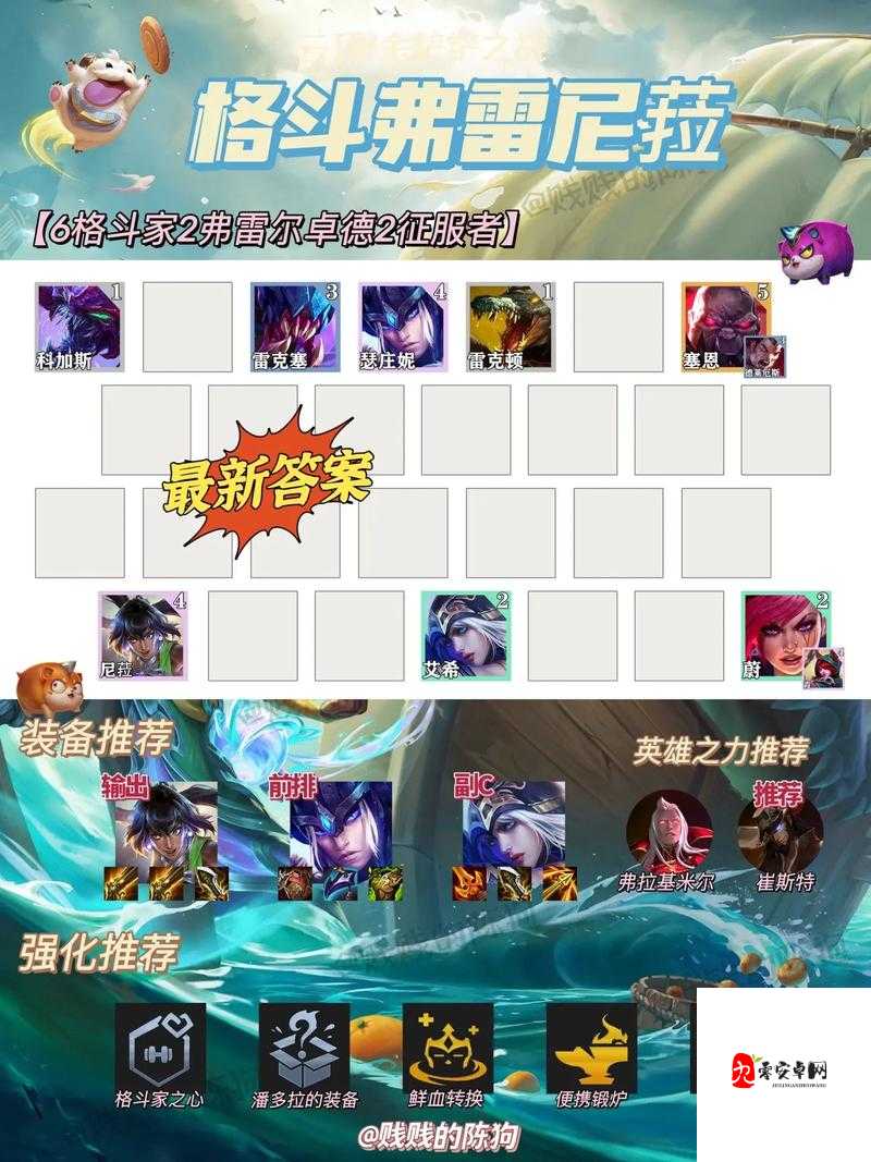 云顶之弈游侠全揭秘，四位英雄各显神通