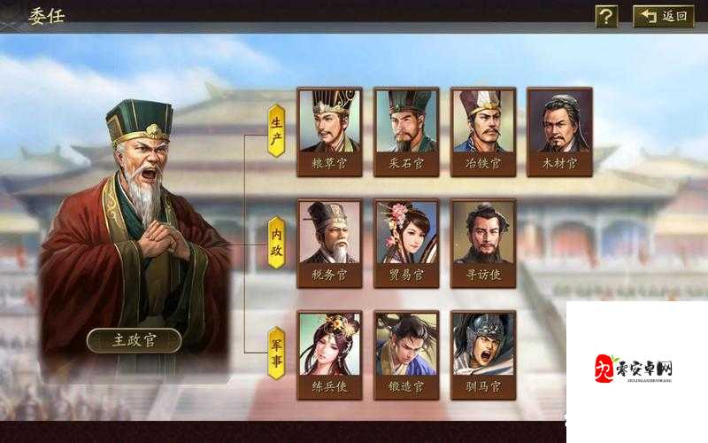 三国志战略版内政武将大盘点