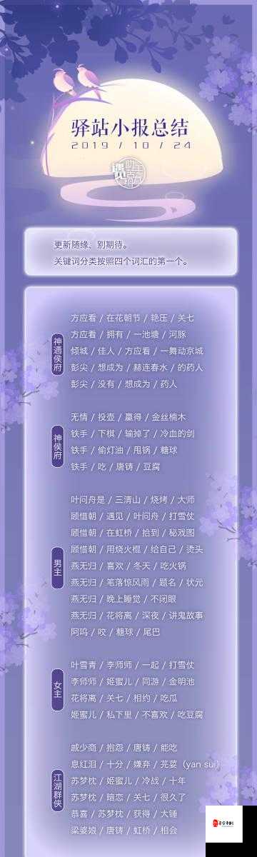 遇见逆水寒10月23日驿站小报揭秘，解锁江湖趣闻新姿势