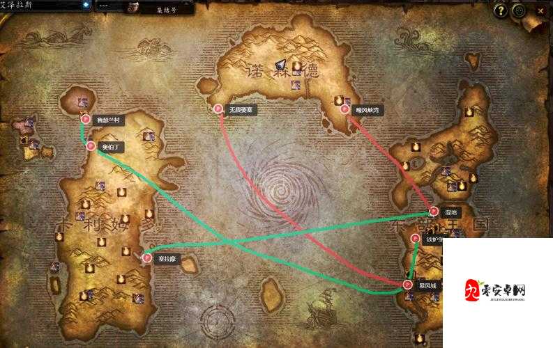 怀旧服探险指南，凄凉之地飞行点全揭秘