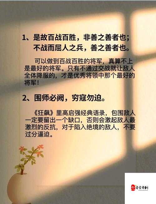 探秘兵书之韵，解析孙子兵法在资源管理中的智慧与应用