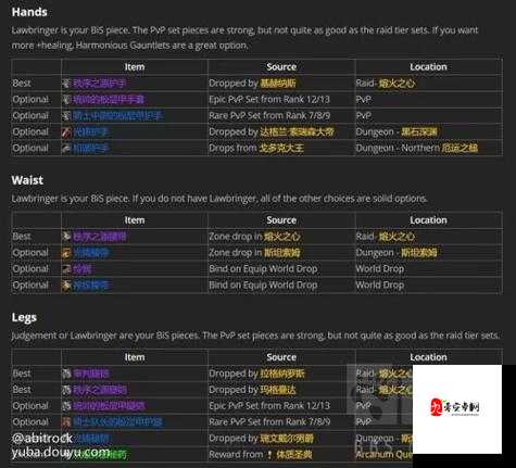 魔兽世界怀旧服战士，装备选择的艺术与实战考量
