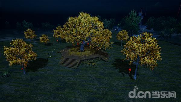 和平精英桂花林探秘，中秋月兔模式的隐藏宝藏