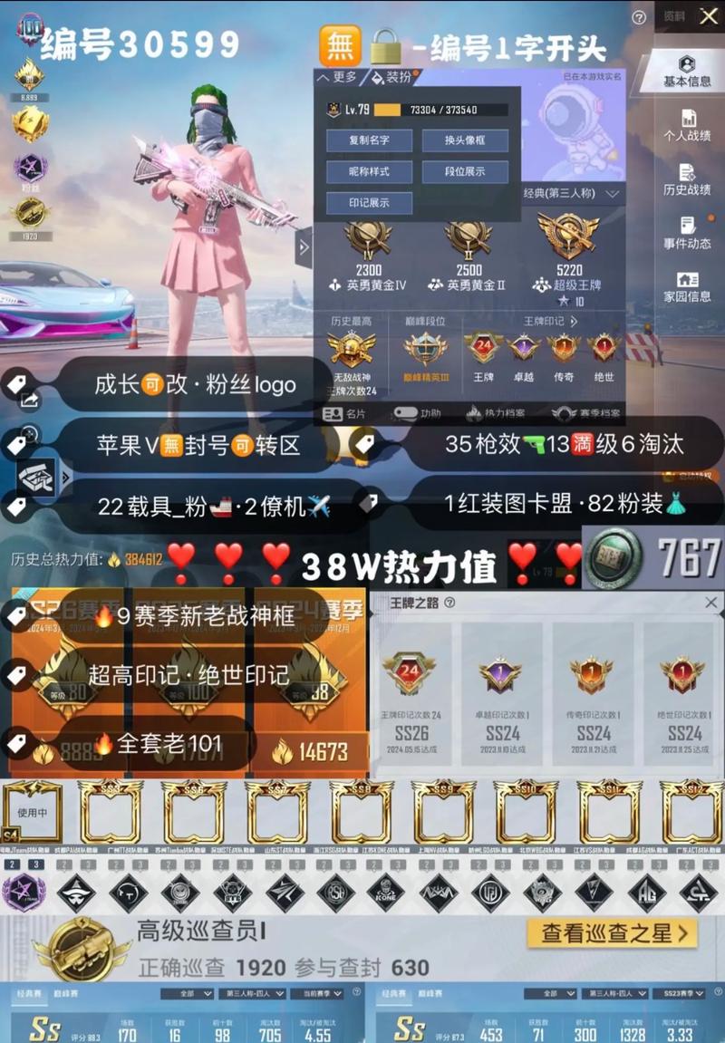 和平精英印记选择，解锁荣耀之路的钥匙