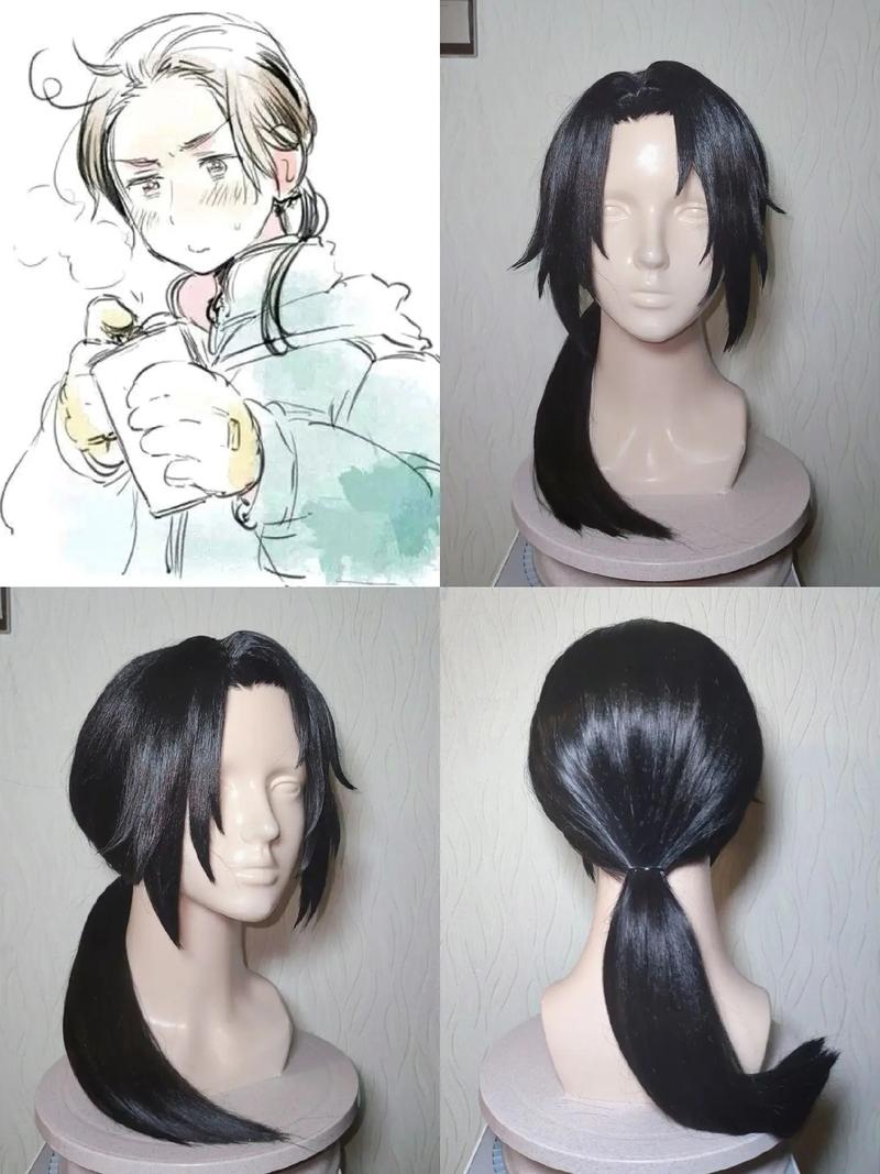 小王戴了中分假发后的奇妙变身，从路人甲到潮流先锋