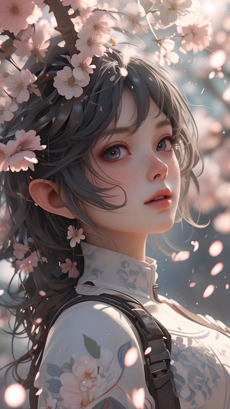 原创插画IMOMOE 樱花网站，带你走进梦幻的二次元世界