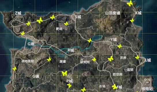 和平精英元宵大作战圆盘位置大全 圆盘刷新点一览