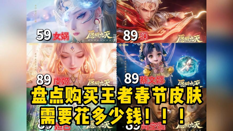 王者荣耀2020年春节皮肤盛宴，点券花费大揭秘