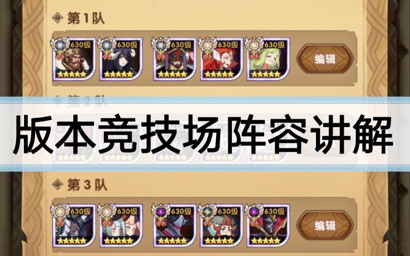 剑与远征竞技场最强阵容推荐，竞技场最强阵容搭配攻略