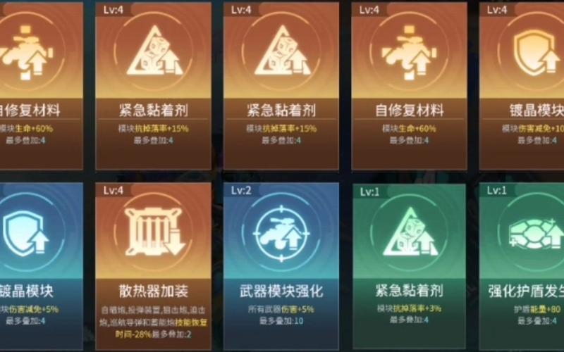 重装上阵近战模块大全，近战模块功能深度解析