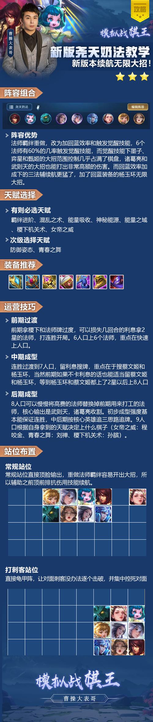 王者模拟战新版本尧天刺攻略大全，尧天刺最强阵容及玩法详解
