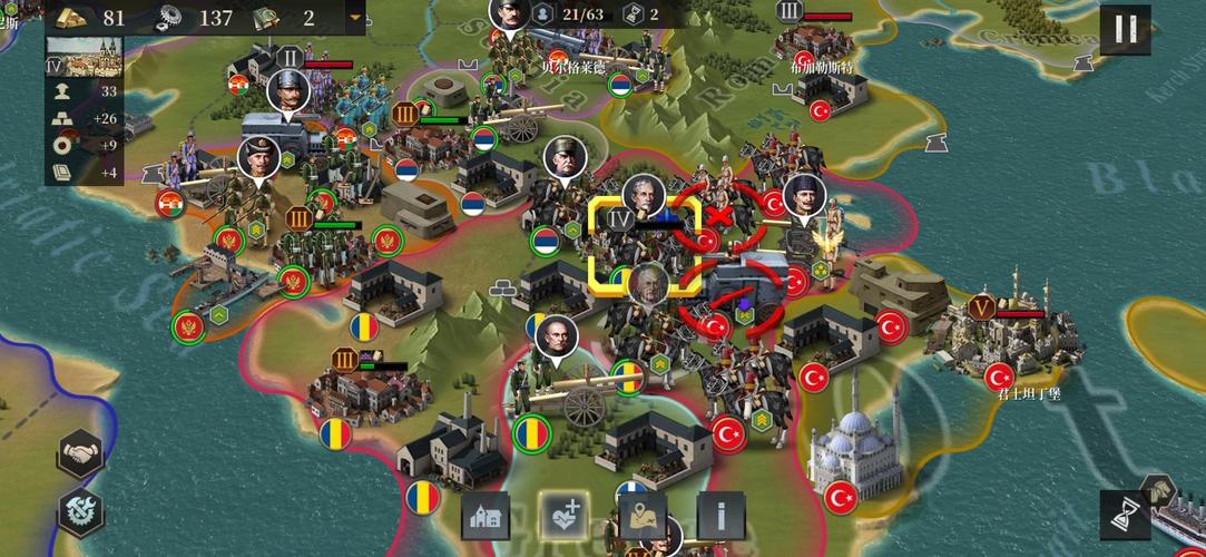 欧陆战争6，1914基础兵种特点大全及民兵、轻步兵与重机枪兵克制关系