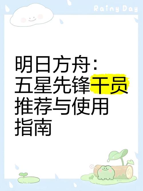 明日方舟自选五星干员推荐，如何高效管理与使用，最大化资源价值