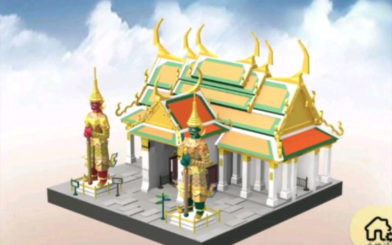 我爱拼模型，玉佛寺大门攻略 —— 玉佛寺大门图文详解