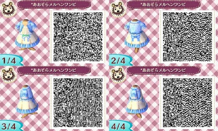 集合啦动物森友Fate衣服二维码 NS动物之森服装QR码分享有什么新玩法？